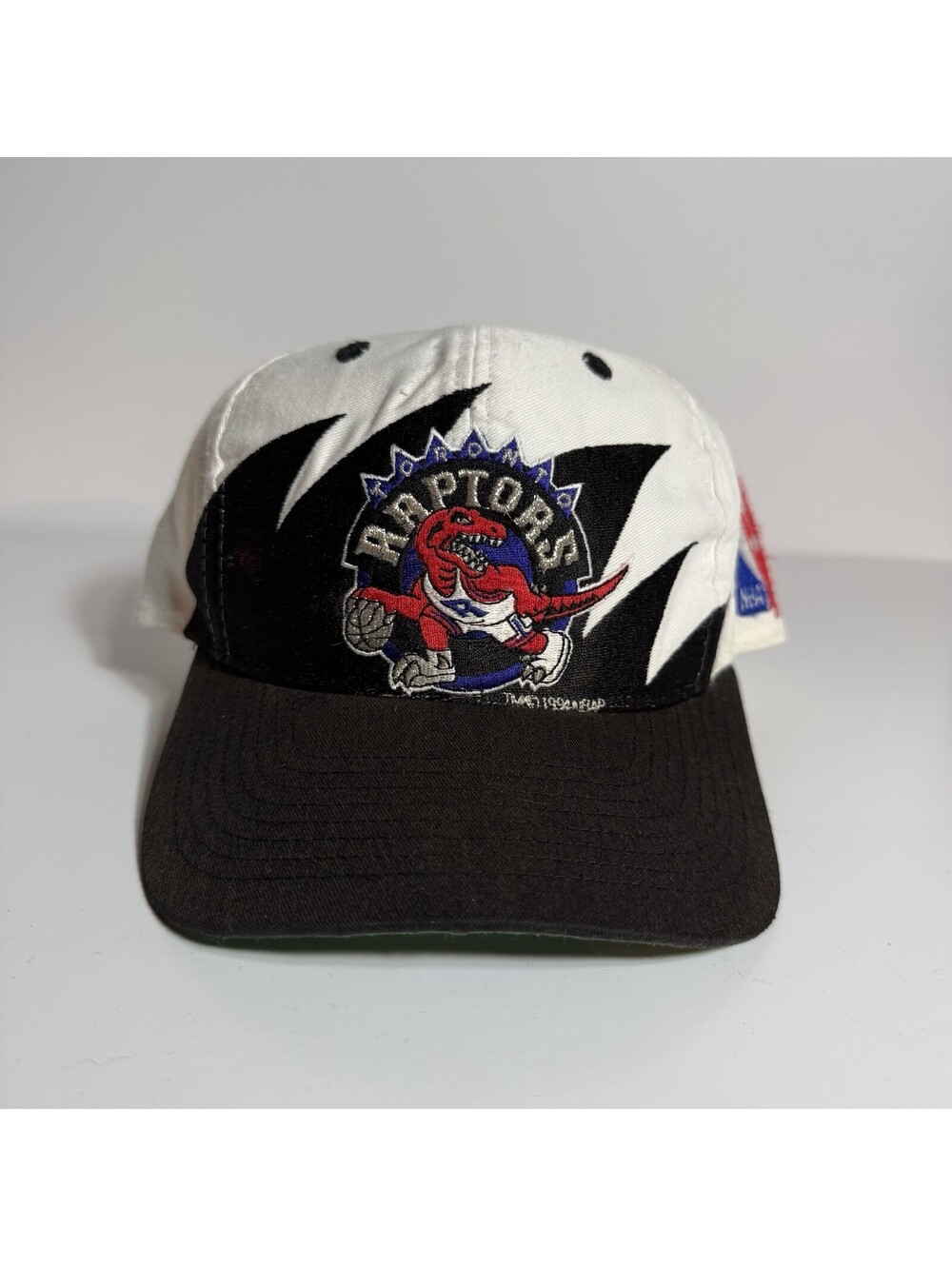 Vintage 90s Toronto Raptors Sharkstooth Snapback One Size Logo Athletic Men’s